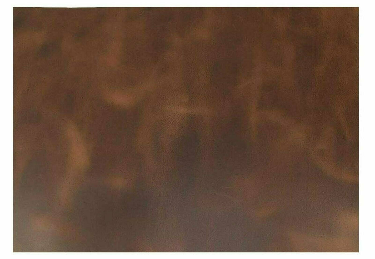 Import Tooling Full Grain Leather Piece 10"x18" 5/6oz 2mm 100% Cowhide  BROWN Main image