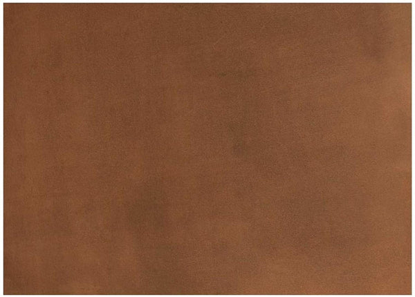 4-6 oz. (1.8-2.4mm) Bourbon Brown Full Grain Leather 16"×18" - Natural Cowhide for Crafts, Wallets, Tooling & Projects