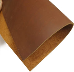 Brown Tooling Leather Square 5-6 oz. (2.0-2.4mm) Thickness Size 12"x48" Cowhide Leather for Crafts Tooling Sewing Hobby Workshop Crafting