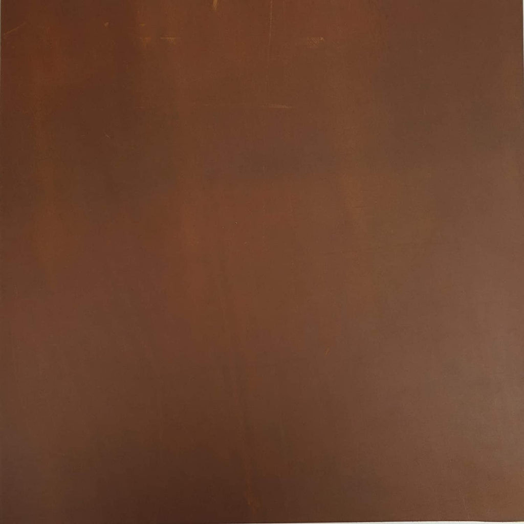 Brown Tooling Leather Square 5-6 oz. (2.0-2.4mm) Thickness Size 12"x48" Cowhide Leather for Crafts Tooling Sewing Hobby Workshop Crafting