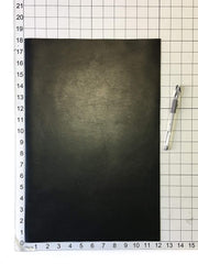 Real Genuine Black Calf Hide Leather: 4-6 oz. (1.8-2.4mm)Thickness Weight Leather Cow Hide Black Leather Sheets for Crafting and Cricut Maker Supplies