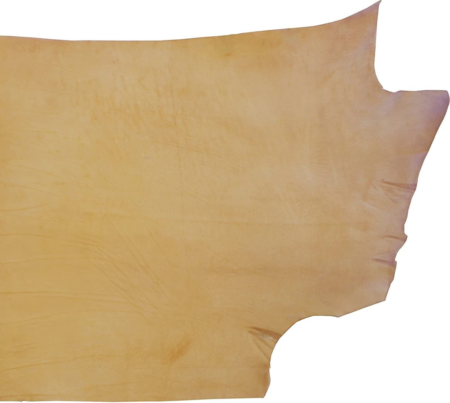 European Leather Works Full Grain 8-9 oz. (3-3.6mm) Veg Tan Double Shoulder Cowhide Various Sizes