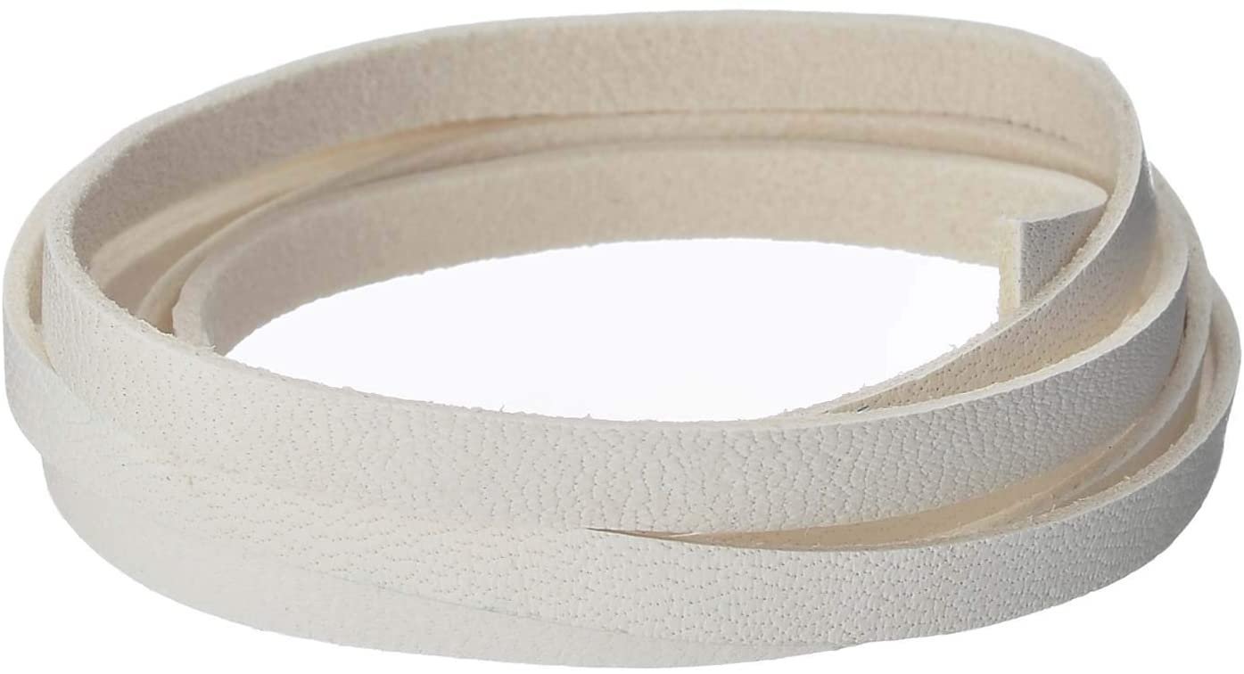 Realeather Deerskin Leather Lace | Size 3/16" x 50' (4.8mm x 15.24m) | 2/3 oz Thickness (.8-1.2mm)