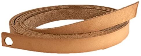 European Leather Works 9-10 oz. 3.2-4mm Vegetable Tanned Cowhide Leather Strip Sizes 1" to 3" Width X 84" Length Main image