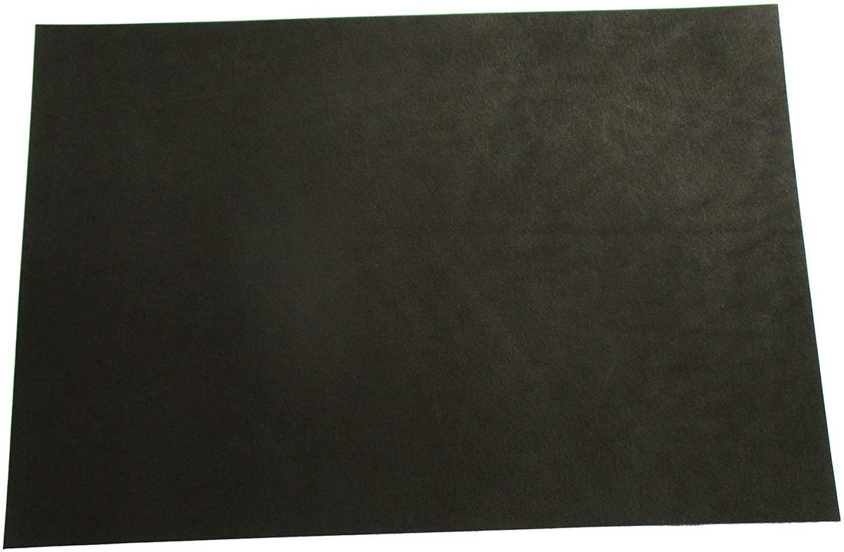 9-10 oz Precut Pieces Tooling Leather Leathercraft. for Tooling, Knife sheaths, Holsters, Covers and Other leathercraft. (Black, 8x12" (20x30cm.))