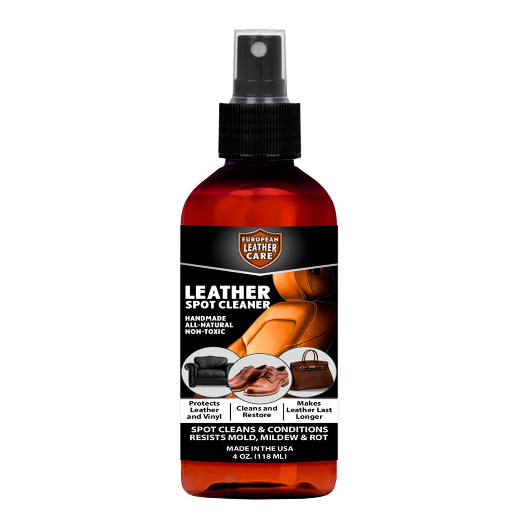 Leather Spot Cleaner  - All Natural Ingredient - European Leather Care - Made in USA