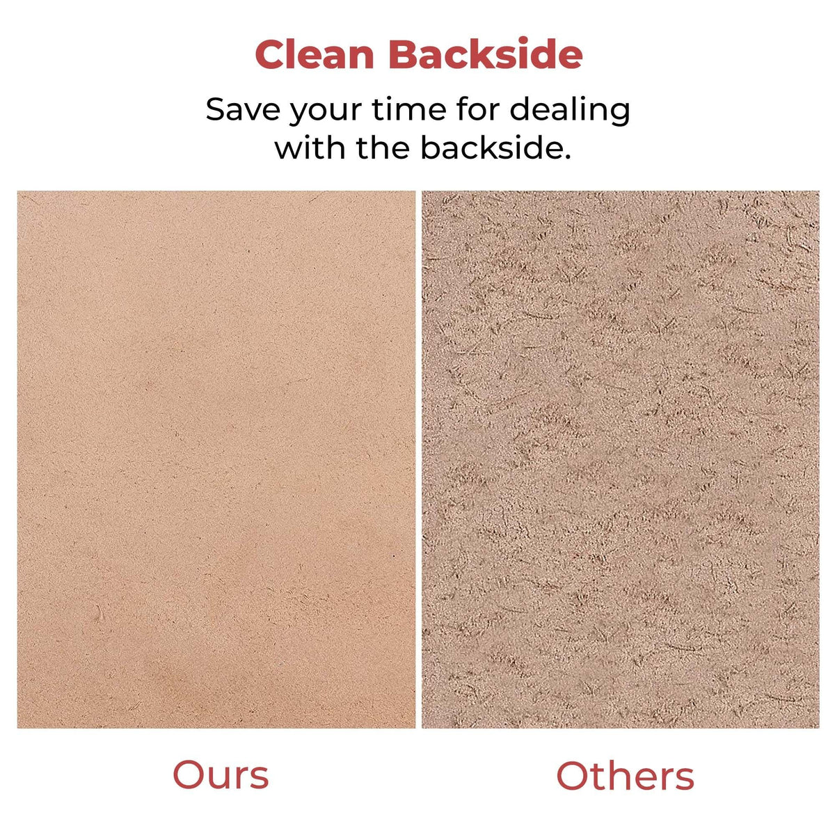 ELW 7-8 oz.(3-3.2 mm) Thickness Pre-Cut Square Tooling Leather Vegetable Tanned Full Grain Leather - Cowhide Leathercraft for Holsters Knife Sheaths Coasters Molding Emboss Stamp Cases