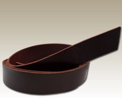 European Leather Works Latigo Leather Strips 9-10oz (3.6-4mm) Thickness and 84" Long in Multiple Widths & Colors Secondary image