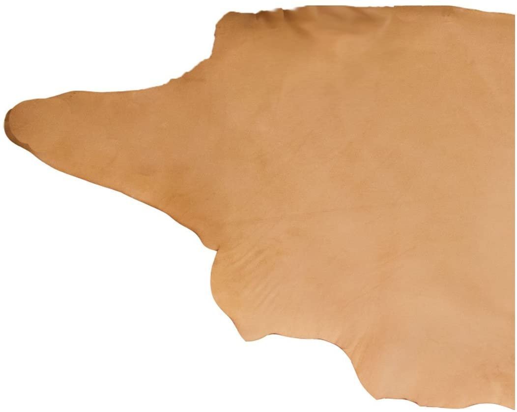 Hermann Oak Tooling Leather Vegetable Tanned from 4/5 oz to 9/10 oz Thickness Weight Available in Single Shoulders or Side Hides! Secondary image