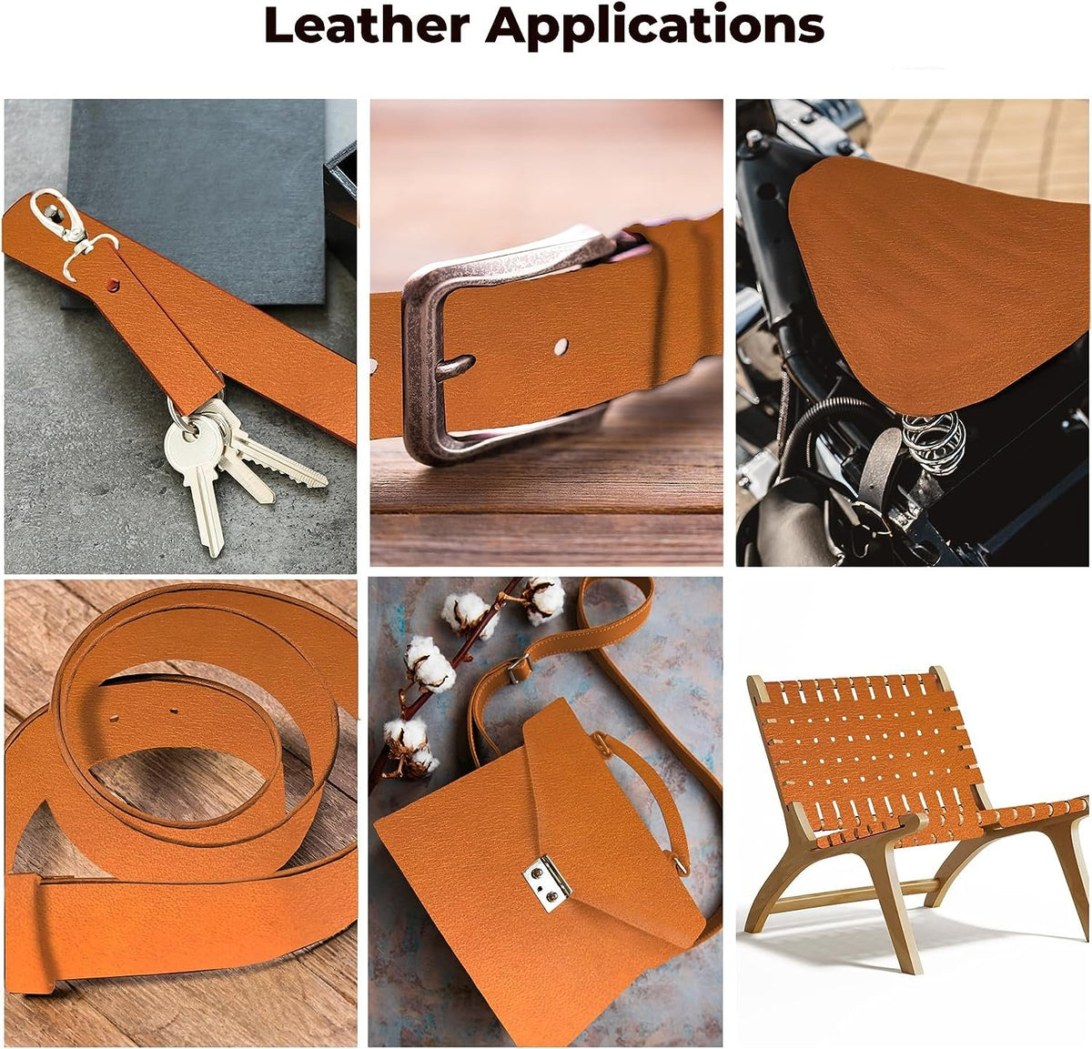 ELW 9-10 oz (3.6-4mm) Latigo Leather Belt Grade Straps & Strips | Size: 8"x60" (20.32 x 152cm) | Forest Green | Full Grain Cowhide, Heavy Duty Holsters, Sheathes, Saddle, Guitar Straps, DIY Crafts