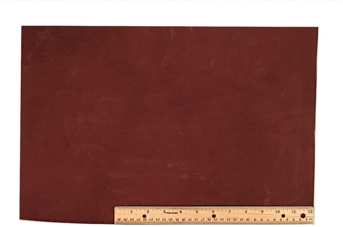 ELW Suede Lace Leather 2-4 oz. (1.4-2mm) Medium Brown Cowhide 12" X 18" Piece Main image