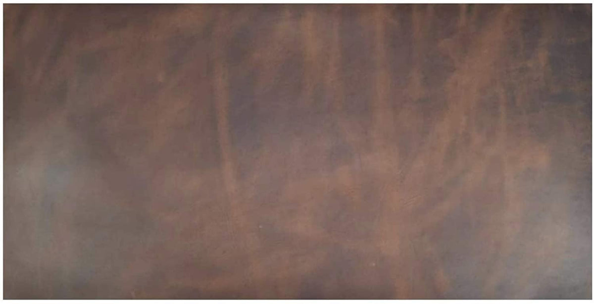 5/6 OZ (2.0/2.4 mm) Oil Tanned 2 pcs for 1 Price Bourbon Brown Natural Full Grain Leather Square (10''X18'') Main image