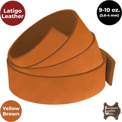 ELW 9-10 oz (3.6-4mm) Latigo Leather Belt Grade Straps & Strips | Size: 8"x60" (20.32 x 152cm) | Forest Green | Full Grain Cowhide, Heavy Duty Holsters, Sheathes, Saddle, Guitar Straps, DIY Crafts