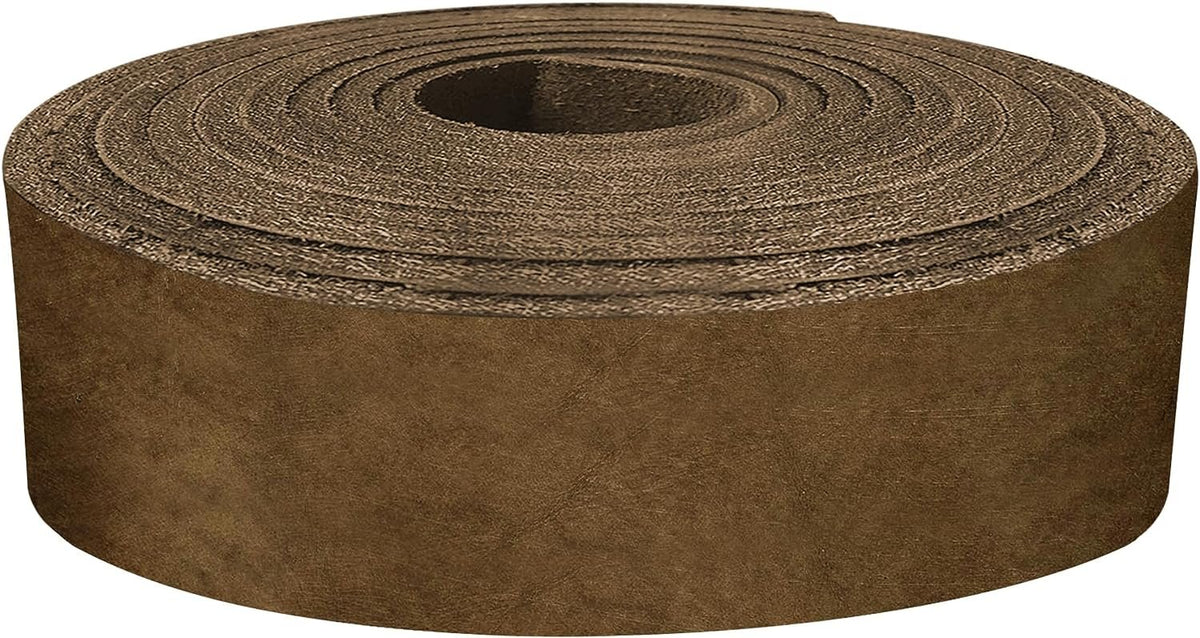 ELW 9-10 oz (3.6-4mm) Latigo Leather Belt Grade Straps & Strips | Size: 8"x60" (20.32 x 152cm) | Forest Green | Full Grain Cowhide, Heavy Duty Holsters, Sheathes, Saddle, Guitar Straps, DIY Crafts