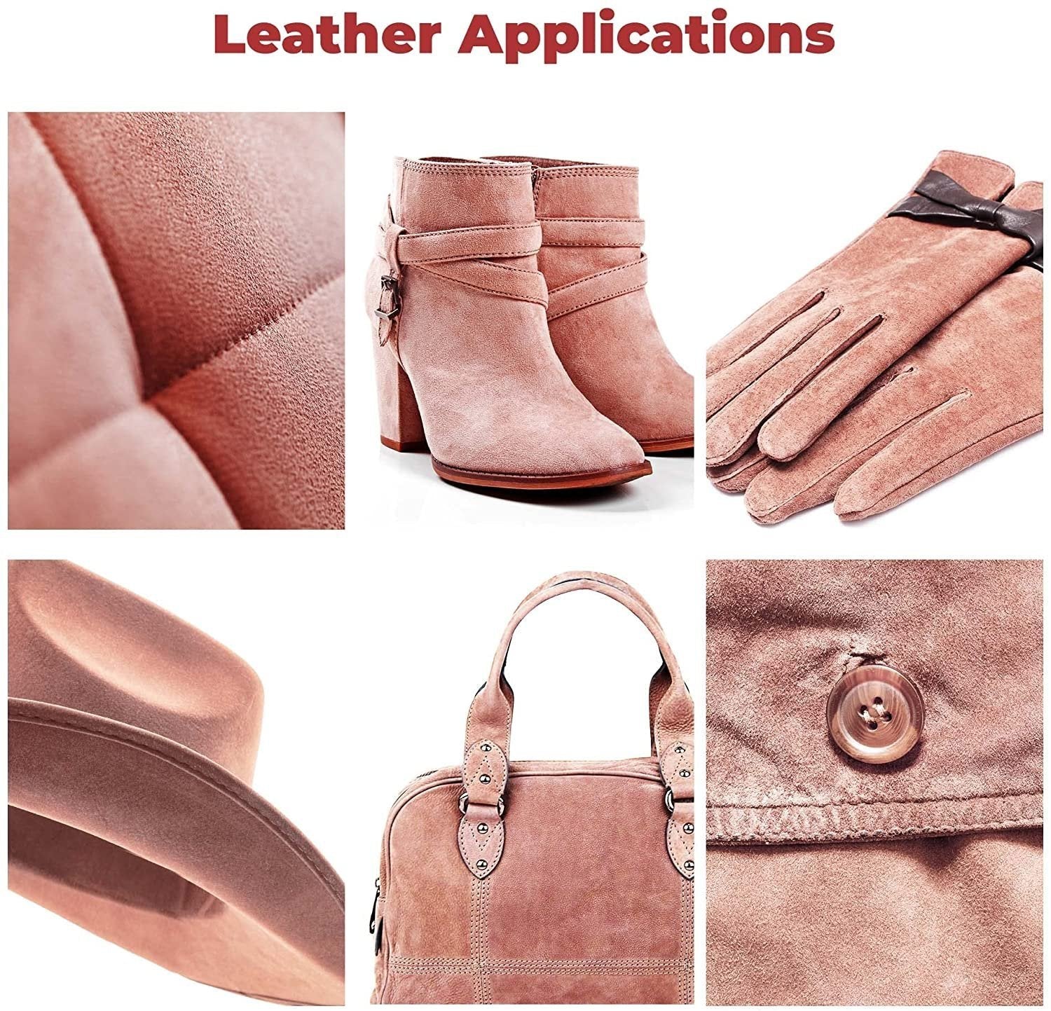 ELW Chap Splits Suede 4-5 oz (1.6-2mm) Pre-Cut Piece - Split Leather Cowhide - Prime AB Grade Quality - Perfect For Auto, Garments, Chaps, Bags, Vest, Aprons, Saddles, Moccasins