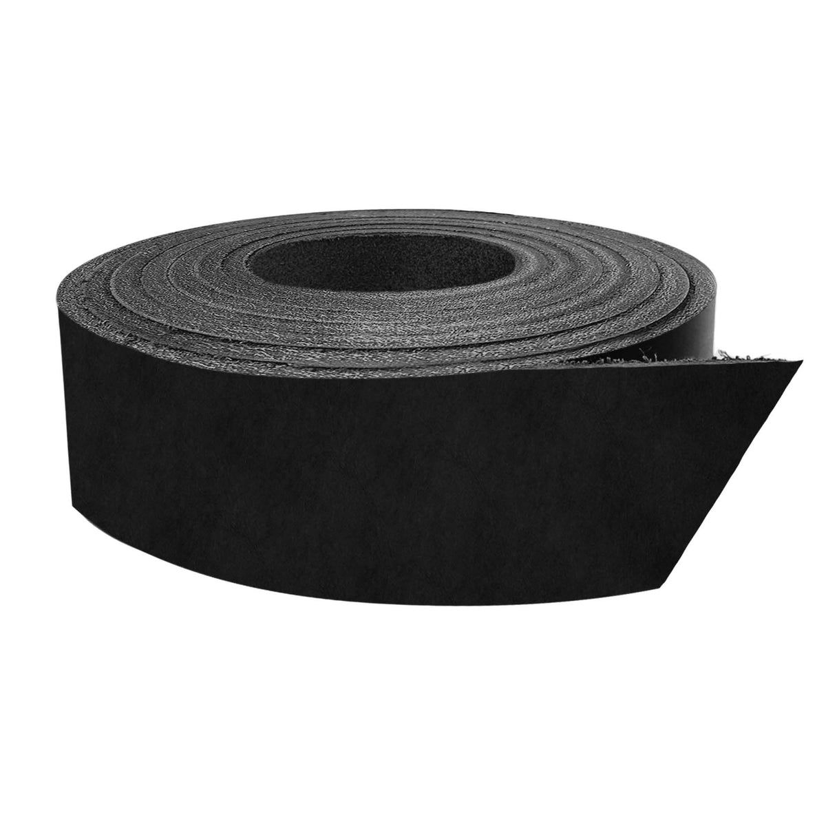 Black 5/6 oz. (2mm) Tooling Leather Belt/Strip/Straps 1/2"-4" Wide, 84" Length, Natural Cowhide Leathercraft Projects Main image