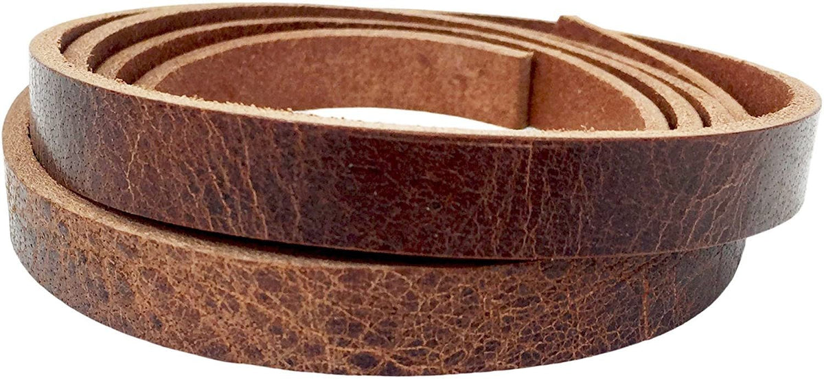 8-10 oz (3-4mm) Buffalo Leather Straps, Strips & Belt Blanks