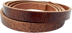 European Leather Works Buffalo Leather Strips (3/4", Antique Mahogany)