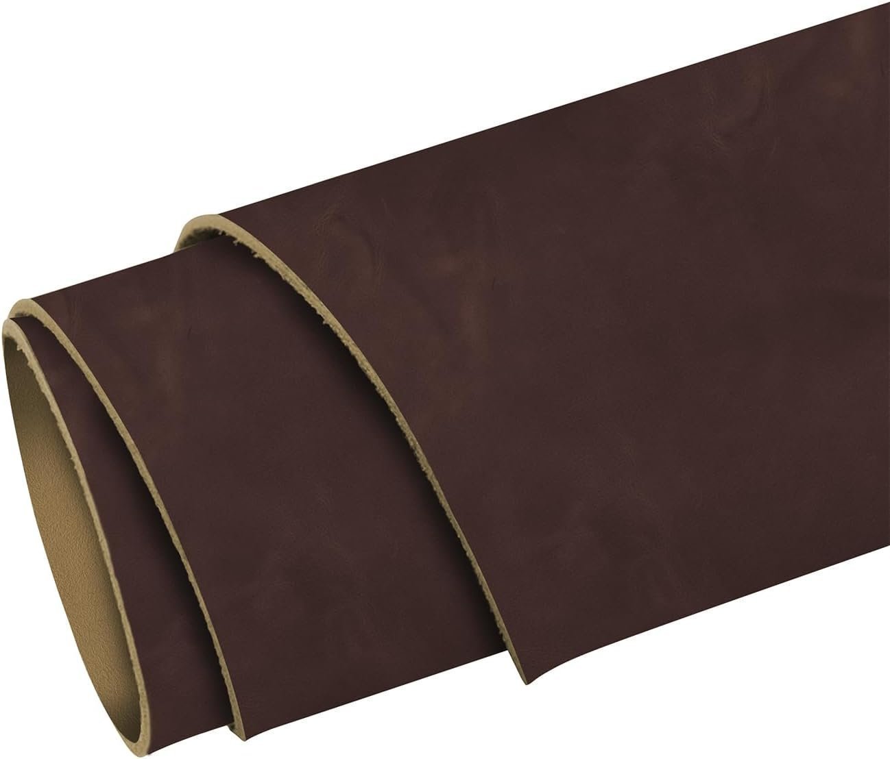 ELW 5-6 oz. (2-2.4mm) Napa Oil Tanned & Waxy Finish Leather 48" (122 cm) Length, Pre-Cuts & Hides Full Grain Genuine Craftsman Grade A/B, Leatherworking, Sheets