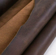 Full Grain Leather 4"x12" Set of 3 Tooling Crafts Cowhide 5/6oz (2.0mm) BROWN