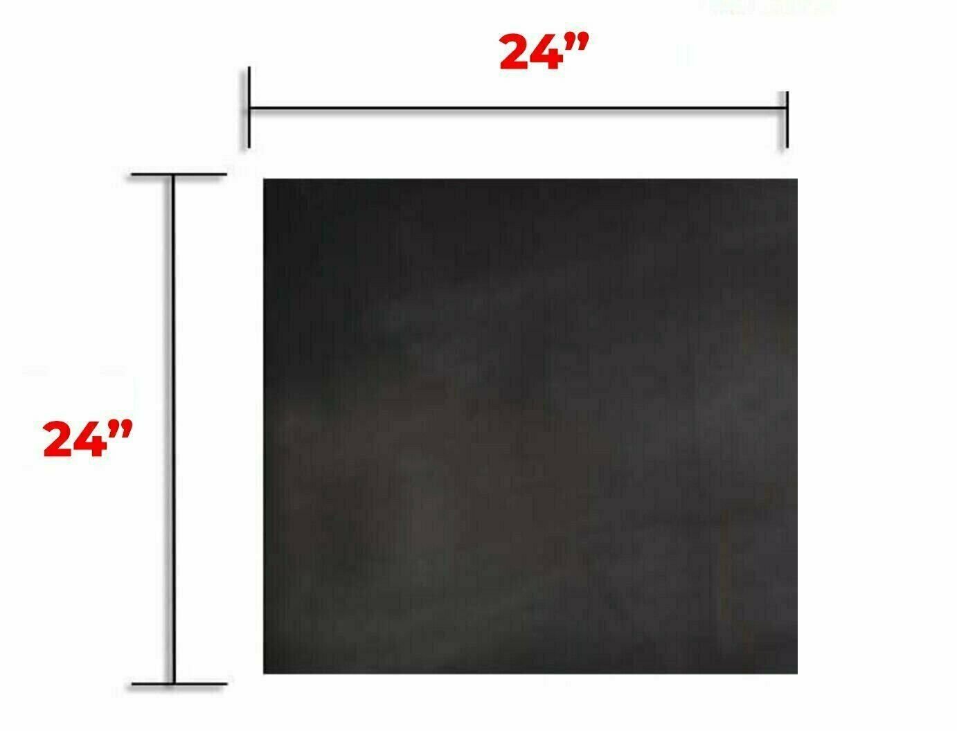 5-6 oz. (2-2.4mm) Full Grain Leather Cowhide | 24"×24" Black Charcoal Secondary image