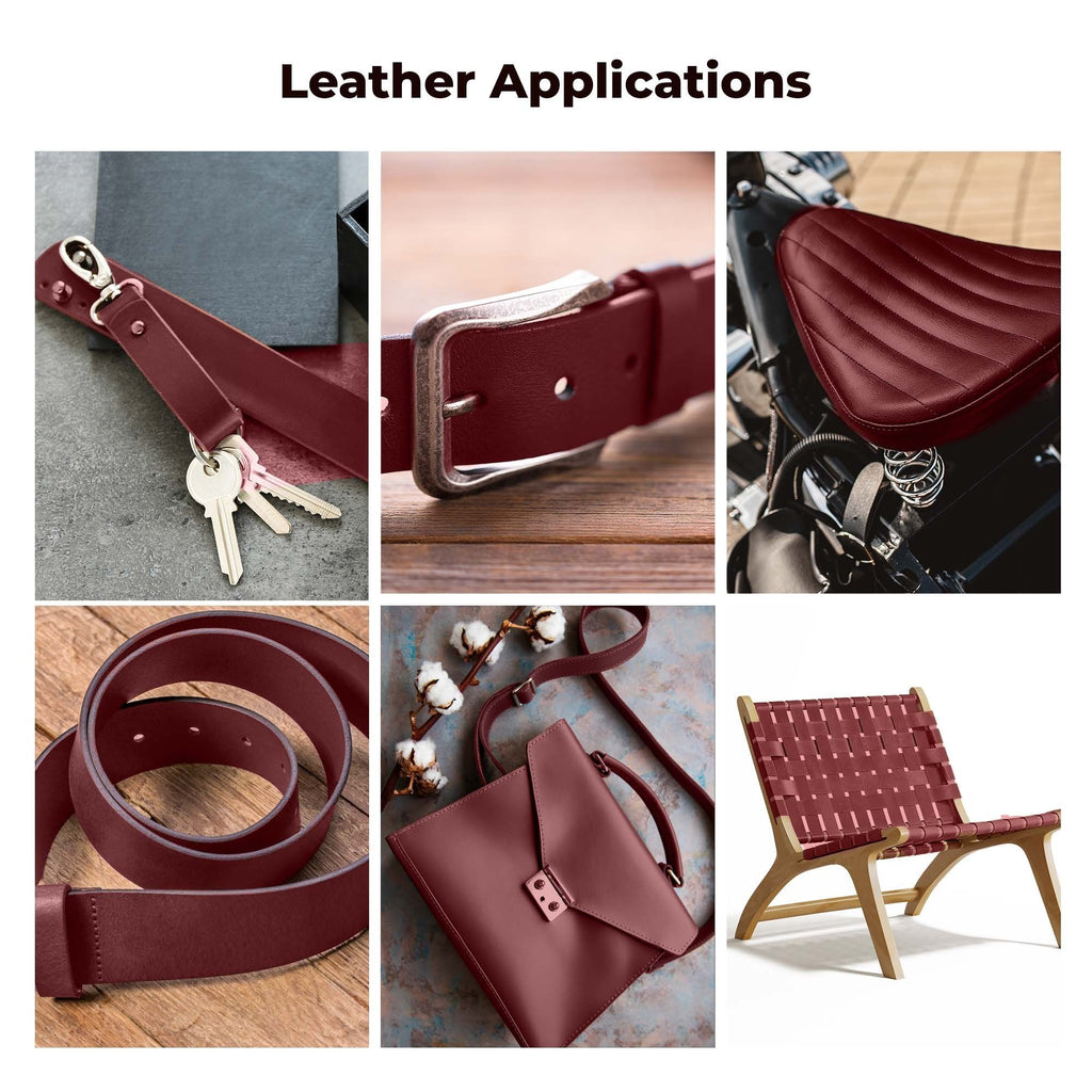 ELW 5-6 oz (2-2.4mm) Straps, Belts, Strips 50" Length - Full Grain Leather Crazy Horse Belt Medium DIY Craft, Pet Collars, Blanks, Accessory, Jewelry, Wrapping