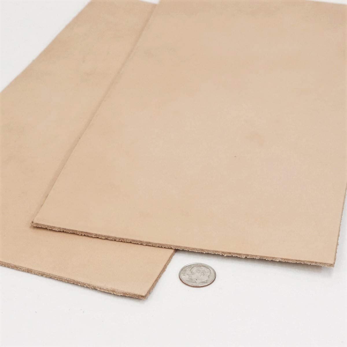 Import Vegetable Tan Cowhide Tooling Leather 6-7oz (2.4-2.8mm) Pre-Cut Sizes Secondary image