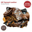ELW Leather Scraps | Size: 1-100 LB | Genuine Cowhide Leather Remnants for Crafting, Ideal for DIY Leatherworking Projects Tooling, Holsters, Carving, Embossing, Stamping