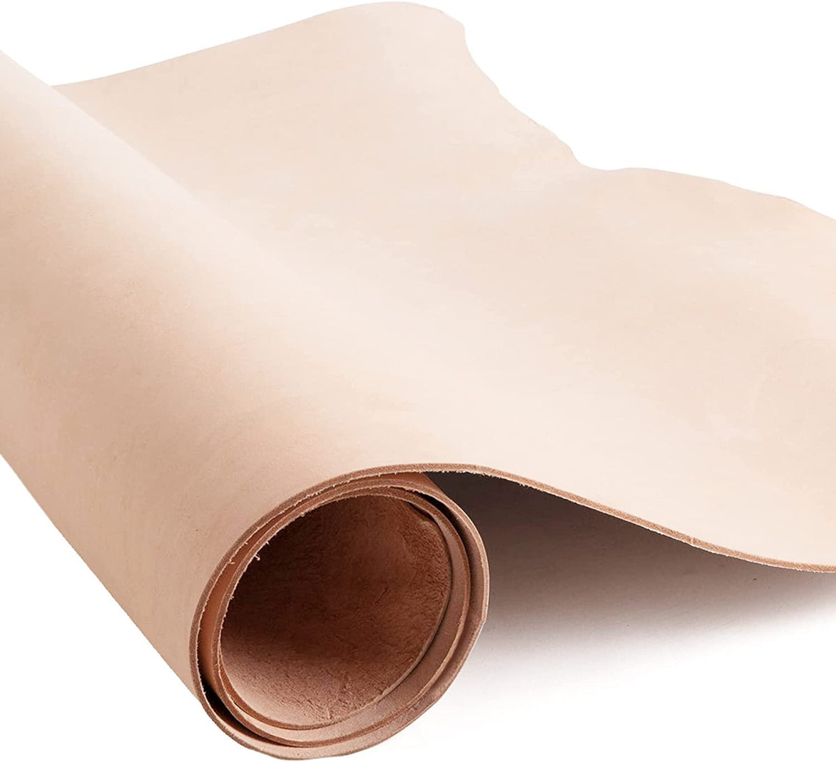 8-9 oz. (3.2-3.6mm) Vegetable Tanned Leather Shoulder Pre-Cut |Full Grain Leather Cowhide Craft Hobby Workshop Tooling, Repair, Carving, Dyeing, Engraving, Wet Molding Main image