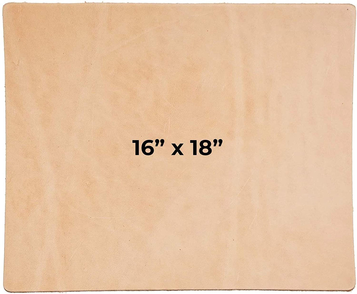 Import Tooling Craft Leather Thick 11/12 oz (4.4-5mm)| Vegetable Tanned | Cowhide | Full Grain | Crafts, Tooling, Hobby Workshop, Repair