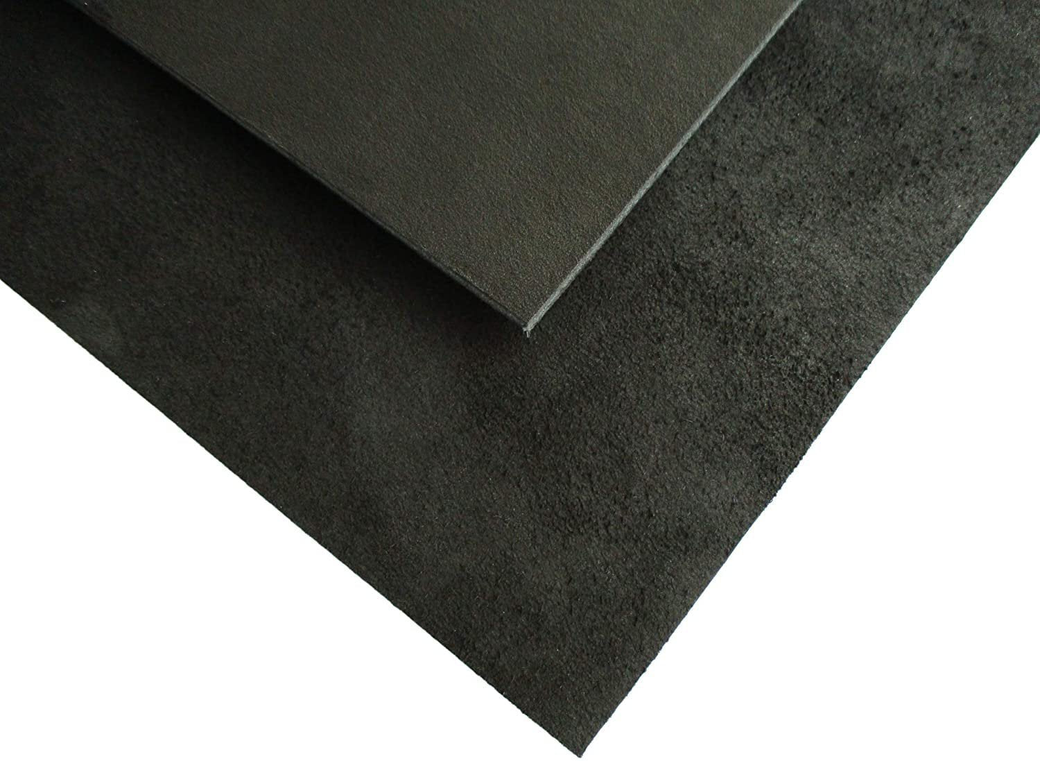 9-10 oz Precut Pieces Tooling Leather Leathercraft. for Tooling, Knife sheaths, Holsters, Covers and Other leathercraft. (Black, 8x12" (20x30cm.)) Secondary image