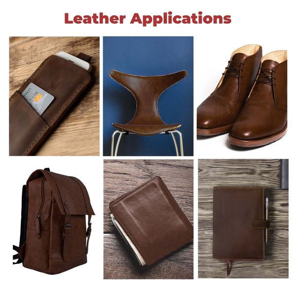 5-6 oz (2-2.4mm) Sable Brown Cowhide  Leather - Full Grain - Pre-Cut Sizes & Hides