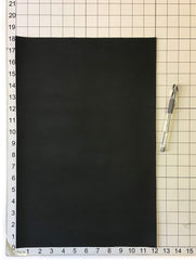 Real Genuine Black Calf Hide Leather: 4-6 oz. (1.8-2.4mm)Thickness Weight Leather Cow Hide Black Leather Sheets for Crafting and Cricut Maker Supplies