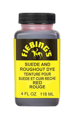 Fiebing's Black Suede Dye (4 oz) - Recolor, Brighten & Restore Suede & Roughout Leather Shoes, Furniture, Purse - Includes Wool Dauber for Easy Application - Flexible When Dry, Won't Crack or Peel