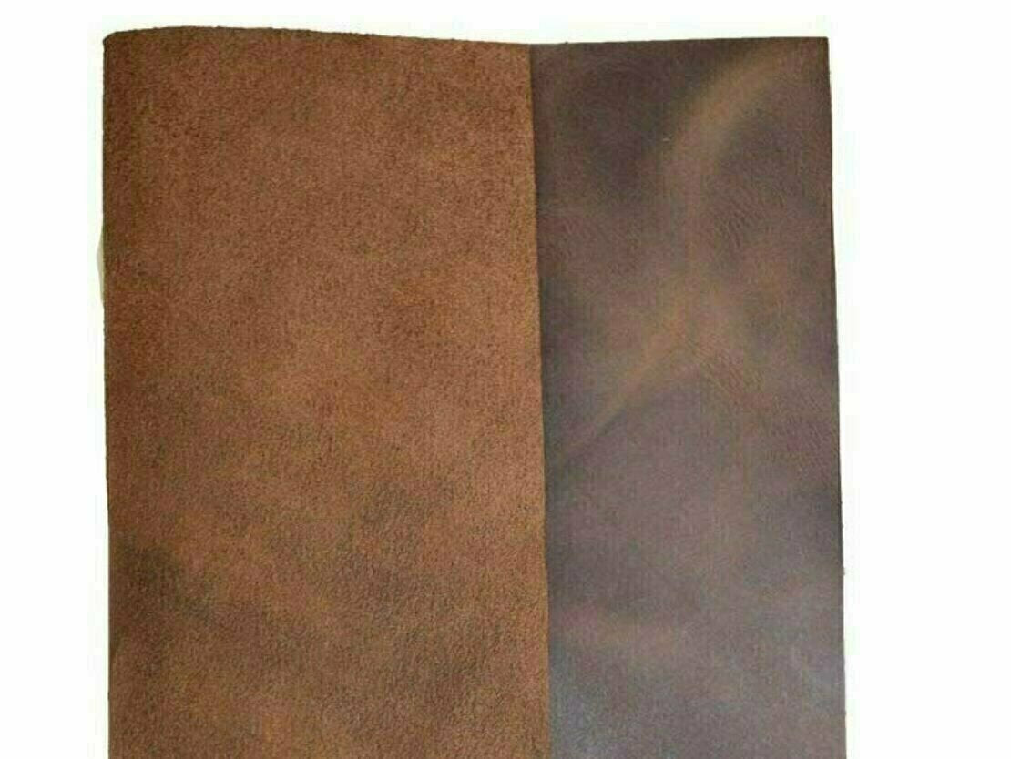 Import Tooling Leather Square 30"x48" 2.0mm 5/6oz Thick Full Grain Cowhide Brown Secondary image