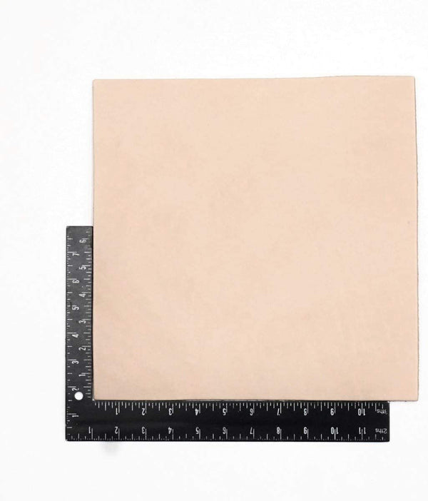 Import Vegetable Tan Cowhide Tooling Leather 6-7oz (2.4-2.8mm) Pre-Cut Sizes