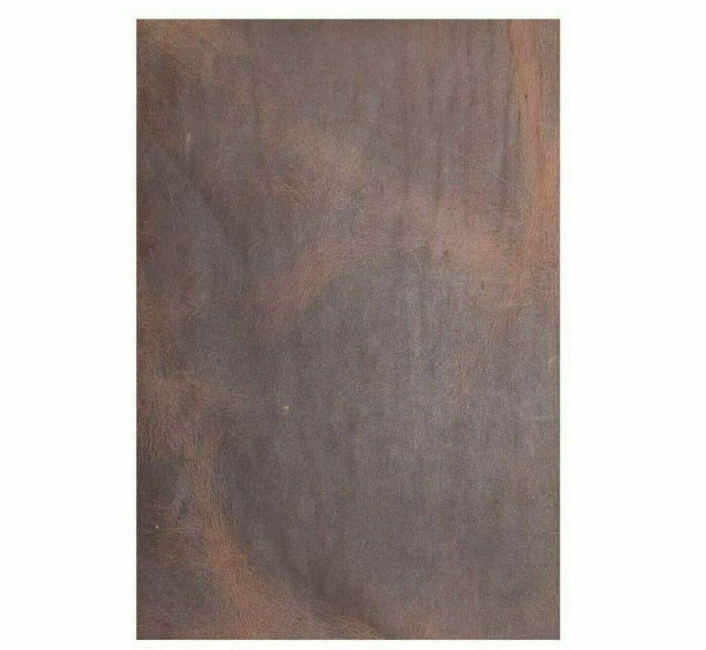 Full Grain Leather 6"x6" Set of 6 Special Offer 100% Cowhide 5/6oz (2.0mm) Brown Secondary image