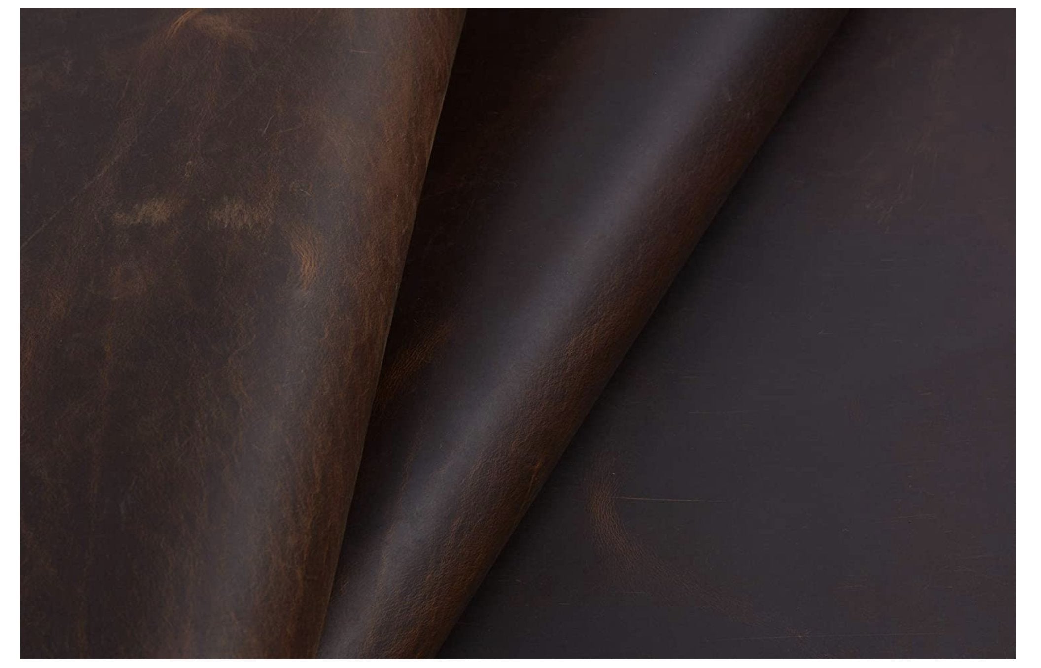 Import Tooling Full Grain Cowhide Leather 5/6 oz (2mm) Medium BROWN Secondary image