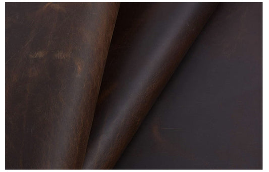 Import Tooling Full Grain Cowhide Leather 5/6 oz (2mm) Medium BROWN