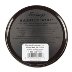 Fiebing's Yellow Saddle Soap for Leather (3.5 oz Tin) - Leather Cleaner & Conditioner to Soften, Protect & Restore Leathercraft - Leather Soap for Car Seat, Couch, Shoe, Purse, Boot, Bag, & Saddles