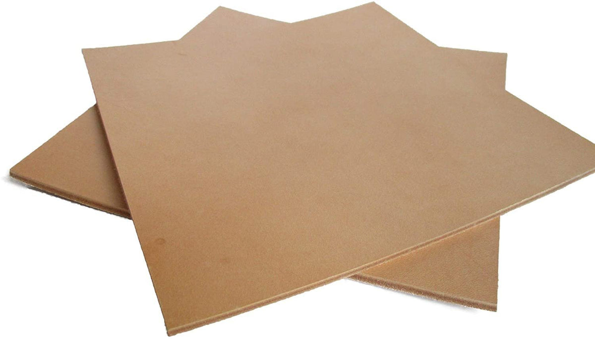9-10 oz Precut Pieces Veg Tanned Tooling Leather Leathercraft. 1pc. (8x12" (20x30cm.))