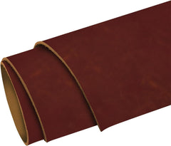 ELW 5-6 oz. (2-2.4mm) Napa Oil Tanned & Waxy Finish Leather 48" (122 cm) Length, Pre-Cuts & Hides Full Grain Genuine Craftsman Grade A/B, Leatherworking, Sheets