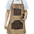 ELW Full Grain Leather Apron-2 Pouch Leather Apron, BBQ Apron, Men and Women's Apron, Kitchen, Cooking, Bartending, One Size - elwshop.com