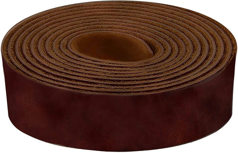 ELW 9-10 oz (3.6-4mm) Latigo Leather Straps Belt Grade 50" Cowhide Strips Heavy Duty Holsters, Sheathes, Harness, Saddle, Armor, Collars