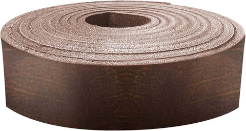European Leather Work 8-9 oz. (3.2-3.6mm) 60" Length Vegetable Tanned Leather Belt Blanks Full Grain Cowhide Leather Belt Straps/Strips for Tooling, Stamping, Engraving, & Craving - elwshop.com