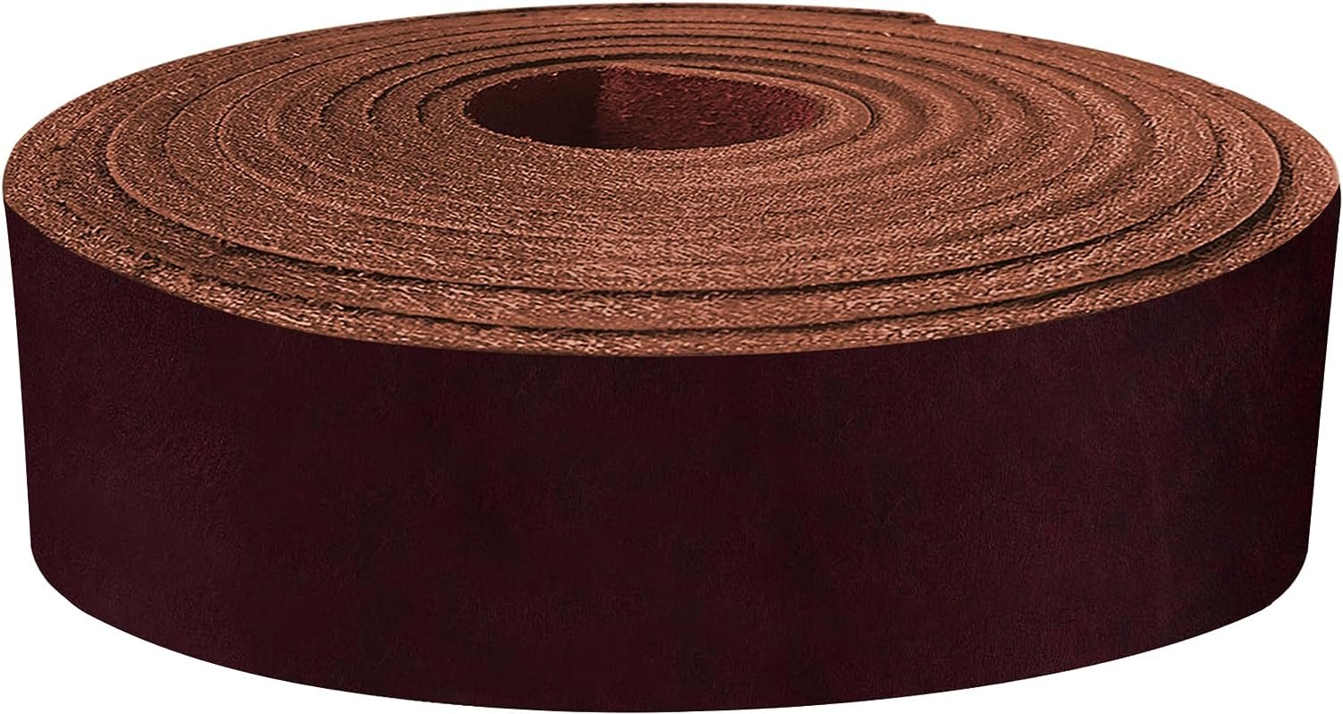 Latigo Leather 9-10 oz (3.6-4mm) Straps Belt Grade Quality (50" Lengths)