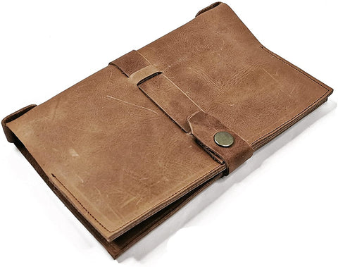 European Leather Works - Leather Book Covers, Office & Work Essentials, Handmade & Attractive, Composition & Journal Notebook Cover, Diary Case - Planner & Refillable, Size 8.5” x 11” - elwshop.com