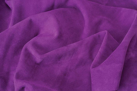 Suede Leather Cowhide, Purple - elwshop.com