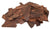 1 LB Scraps Full Grain Leather Tooling Crafts 100% Cowhide 5/6oz (2.0mm) - Brown - elwshop.com