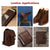 ELW Tooling Leather 5-6 oz (2-2.4mm) Pre-Cut Sizes - Sable Brown Cowhide Full Grain Leathercraft for Holsters, Knife Sheaths, Coasters, Emboss, Stamp, Earrings - elwshop.com